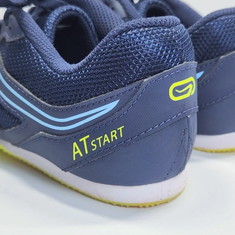 Kalenji AT Start Shoes Womens Size 8 Navy Track Spikes Racing Athletic